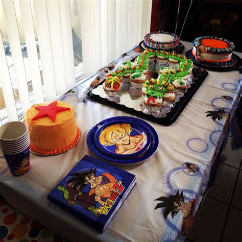 Dragon Ball Z Theme Birthday Party Dragon Birthday Ball Theme Party