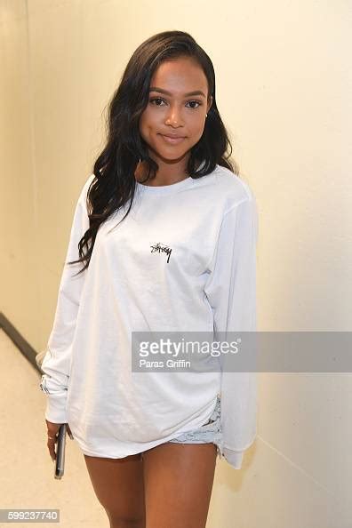 Karrueche Tran Attends Ludaday Celebrity Basketball Game At Morehouse