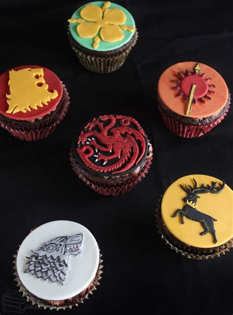 Cakecrumbs Game Of Thrones Sigil Cupcakes 00 Deco Cupcake Cupcake