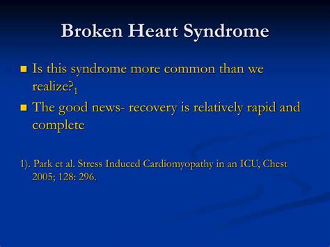 Ppt The Broken Heart Syndrome Powerpoint Presentation Free Download Id6231133