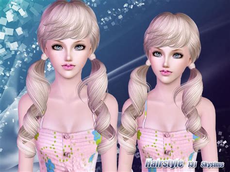 Newsea`s Melissa Hairstyle Retextured By Chantel Sims Sims 3 Hairs
