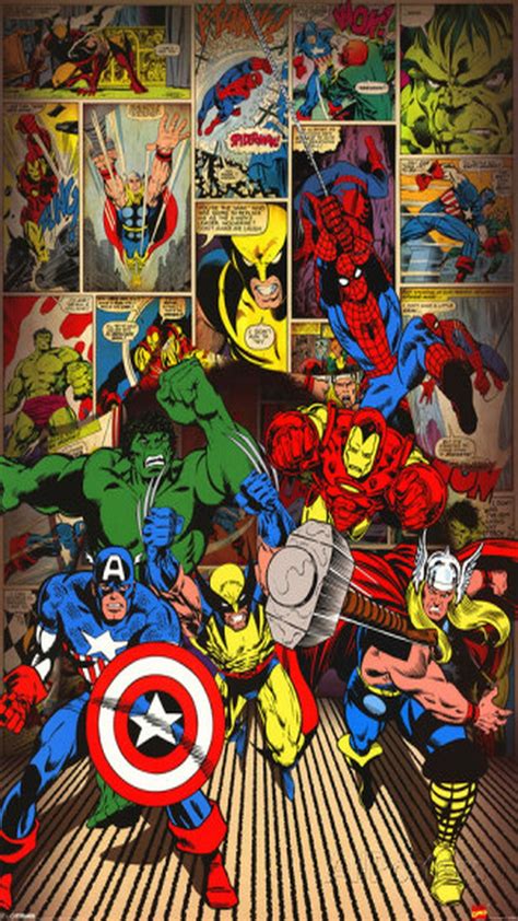 Vintage Marvel Comics Wallpapers Wallpaper Cave