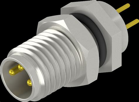 M8 Circular Connector Tht