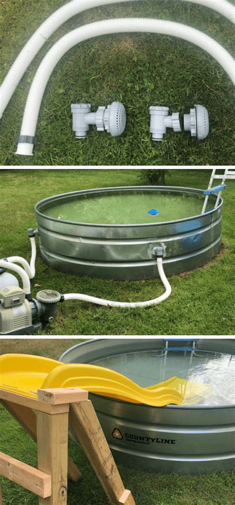 16 Best Galvanized Stock Tank Pool Ideas And Designs For Summer 2024