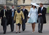 El príncipe Eduardo, la princesa Ana, Lady Sophia Windsor y el príncipe ...