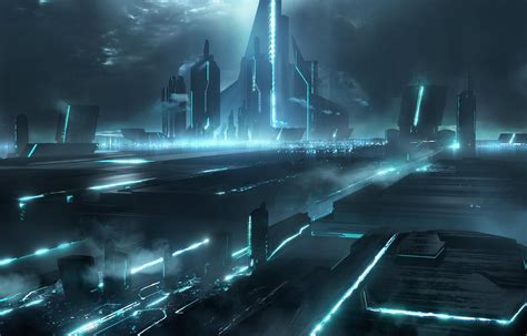 Tron City 57 Wallpapers Free Backgrounds And Wallpapers Ciudad