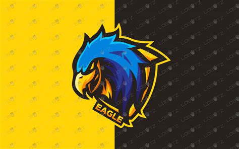 Gaming Eagle Mascot Logo Free Template Ppt Premium Download 2020