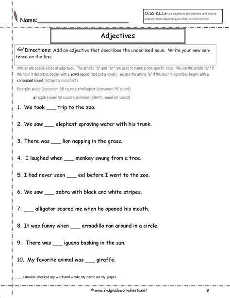 1 activity sheet kendriya vidyalaya class : 15 Best Images of Nouns And Adjectives Worksheets ...