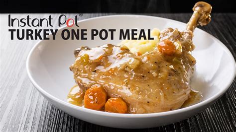 A simple easy recipe for shredded chicken that can be made in an instant pot or on the stovetop. Instant Pot Turkey One Pot Meal - YouTube