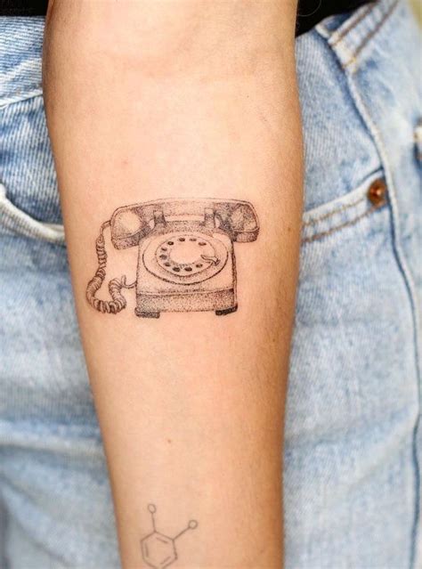 30 Pretty Telephone Tattoos To Inspire You In 2022 Tattoos Infinity