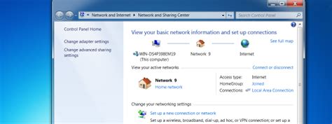 How To Rename The Active Network Connection In Windows 7