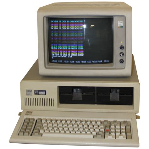 Ibm 5150 With Cga Monitor Computer Computing History