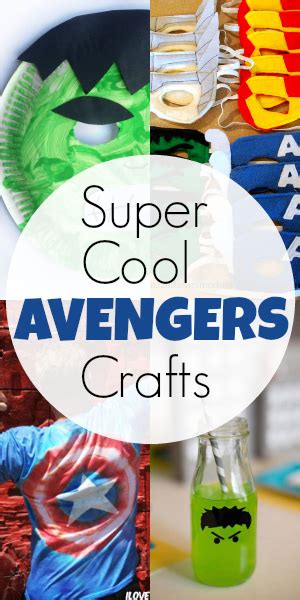 7 Super Cool Avengers Crafts Blissfully Domestic