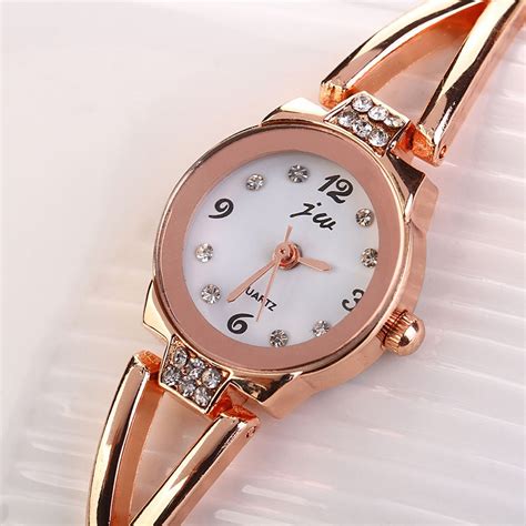 fashion women girl bracelet watch quartz ol ladies alloy wrist watch brand new high quality