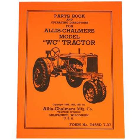 Allis Chalmers Wc Parts Ac Wc Restoration Tractor Parts Page 2
