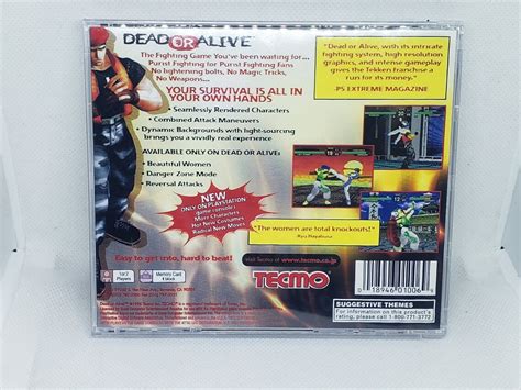Dead Or Alive Ps1 Custom Replacement Case No Disc Fast Etsy