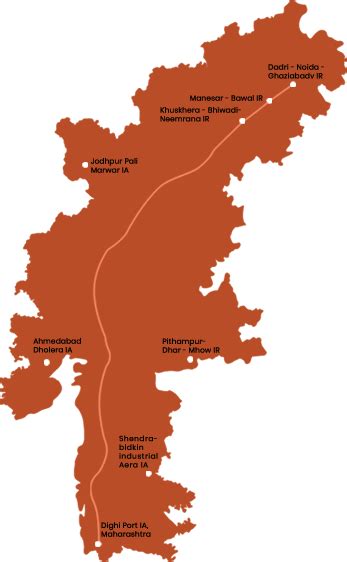 Delhi-Mumbai Expressway Route Map In Gujarat - Delhi Mumbai Industrial Corridor Route Map ...