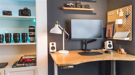Home Office And Dream Desk Tour — A Photographers Workspace Youtube