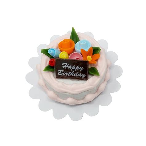 Shop online at everyday low prices! Miniature Artificial Happy Birthday Cake, 1-1/4-Inch - Walmart.com - Walmart.com
