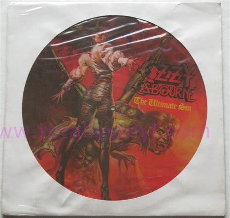 Totally Vinyl Records Osbourne Ozzy The Ultimate Sin Lp Picture Disc
