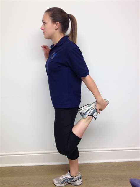 Quadriceps Muscle Stretch Standing G4 Physiotherapy And Fitness