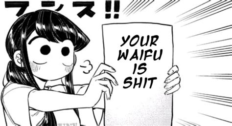 Komi San S Important Message Anime Girls Holding Signs Know Your Meme
