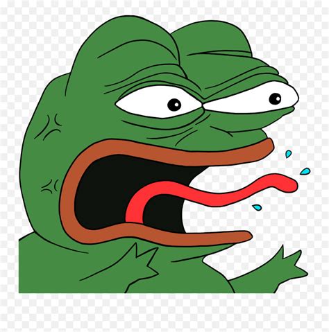 Pepe Vector Rage Transparent Png Pepe Discord Emoji Ayy Emoji Free