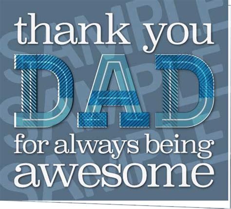 Thank You Dad Printable Fathers Day Card Free Printables Online