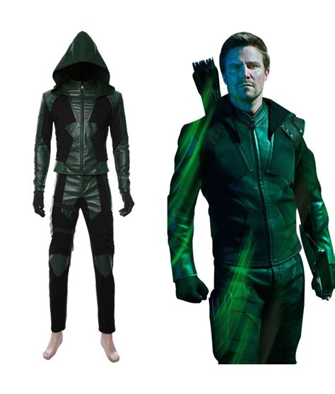 Arrow 8 Green Arrow Season 8 S8 Oliver Queen Cosplay Costume Outfit