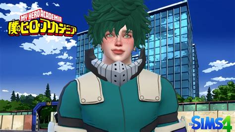 Creando A Izuku Midoriya My Hero Academia En Los Sims 4 Youtube