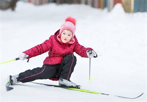 Child Goes Skiing Stock Photo Image Of Sport Child 49049670