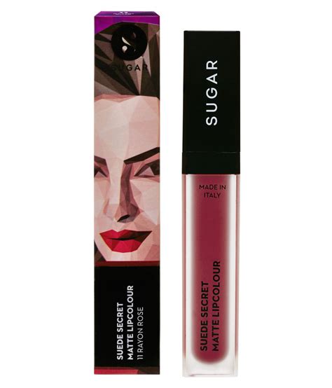 Sugar Cosmetics Suede Secret Matte Lipcolour Lipstick 11 Rayon Rose