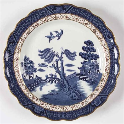 Real Old Willow Blue Salad Plate By Booths Blue Willow China Pattern