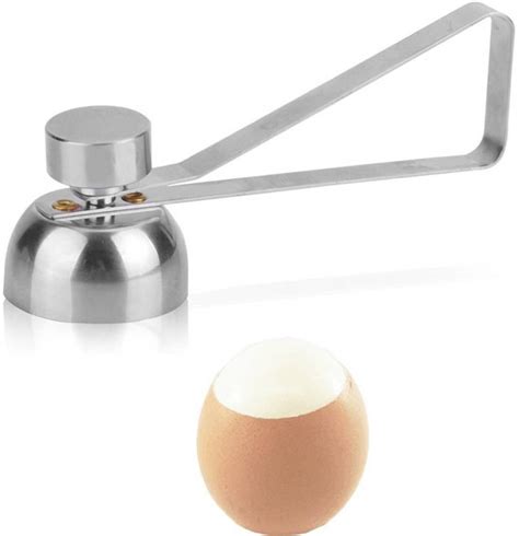 Smiledrive Egg Cracker Shell Remover Top Cutter Opener Tool For Soft Hard Boiled Eggs Made Of