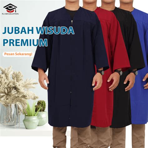 Jubah Wisuda Premium Dewasa Baju Toga Wisuda Pakaian Wisuda