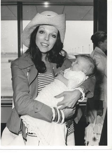 Actress Joan Collins And Her Daughter Katyana In 1972 Joan Collins