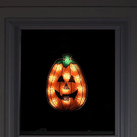 Pumpkin Window Light Stained Glass Pumpkin Night Light Streaky