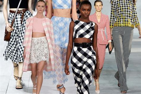 gingham trend for spring 2015 gingham takes the spring 2015 runways