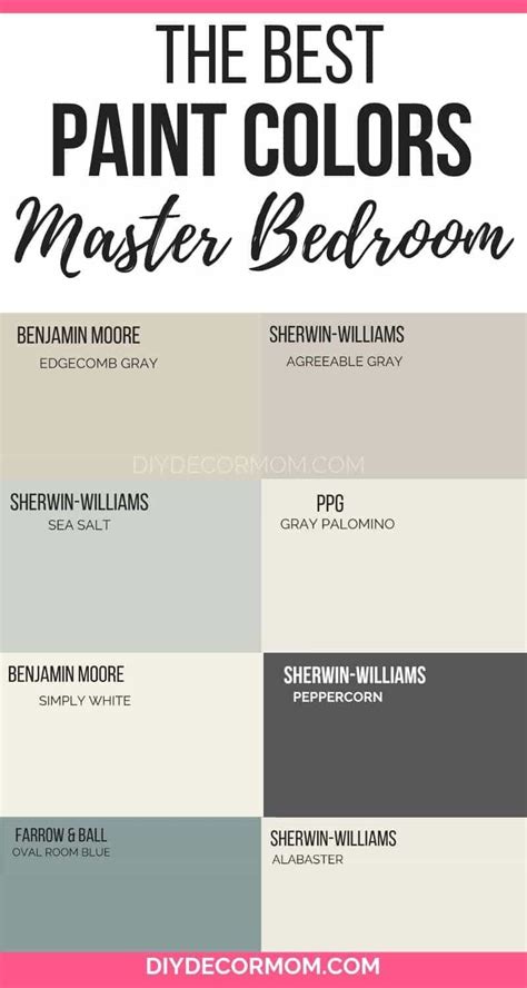 First of all, it's a complete blank and neutral palette, so if you. Master Bedroom Colors: Best Paint Colors for Bedrooms ...
