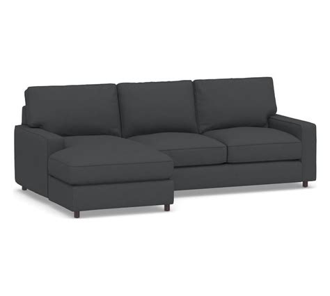 Pb Comfort Square Arm Upholstered Sofa Chaise Sectional Double Chaise