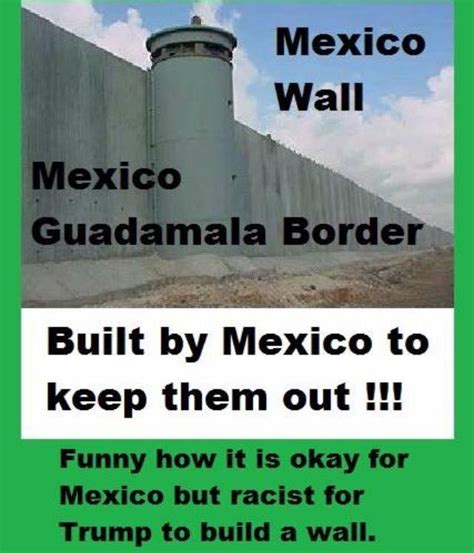 Mexicos Great Wall At Border With Guatemala