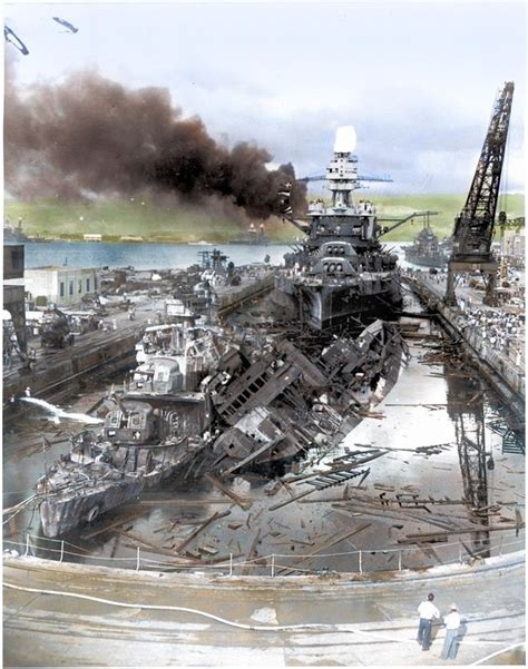Incredible Color Photos Bring The Horrifying Pearl Harbor Attack To Life