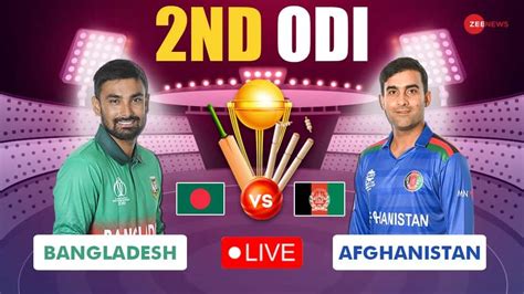 Highlights Ban Vs Afg Match Cricket Score And Updates Afghanistan