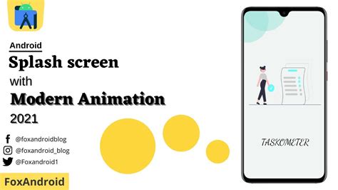 Android Splash Screen With Animations In Android Studio Android Ui