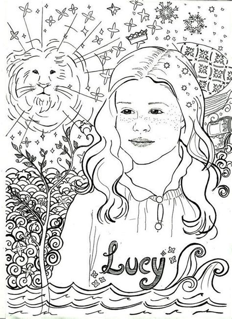 Lucy Pevensie Narnia Coloring Sheet Coloring Pages Narnia Lucy