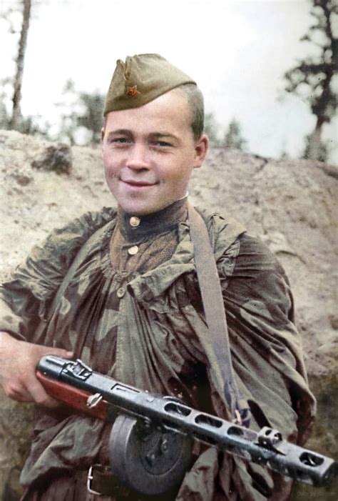 Red Army Soldier With Shpagin Ppsh Submachine Gun By Klimbims On Deviantart