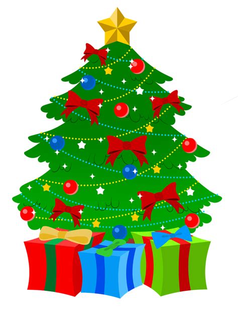 Christmas tree images, Christmas tree with presents, Christmas tree clipart