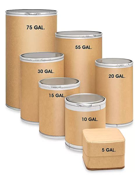 Fiber Drums 55 Gallon Fiber Drums Cardboard Barrels In Stock Ulineca