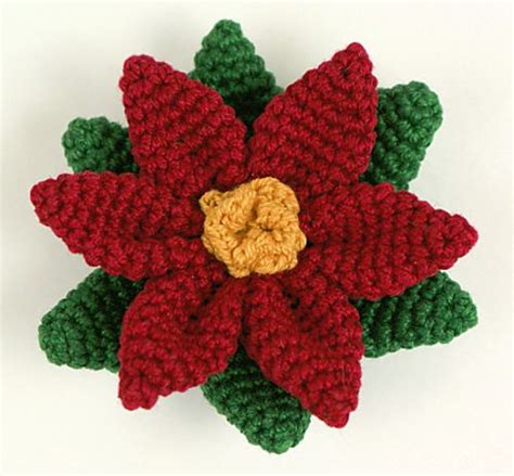Poinsettia Is An Original Crochet Pattern By June Gilbank Crochet