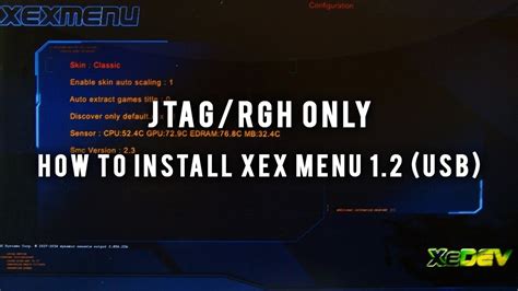 Jtagrgh How To Install Xex Menu 12 Xbox 360 Easy